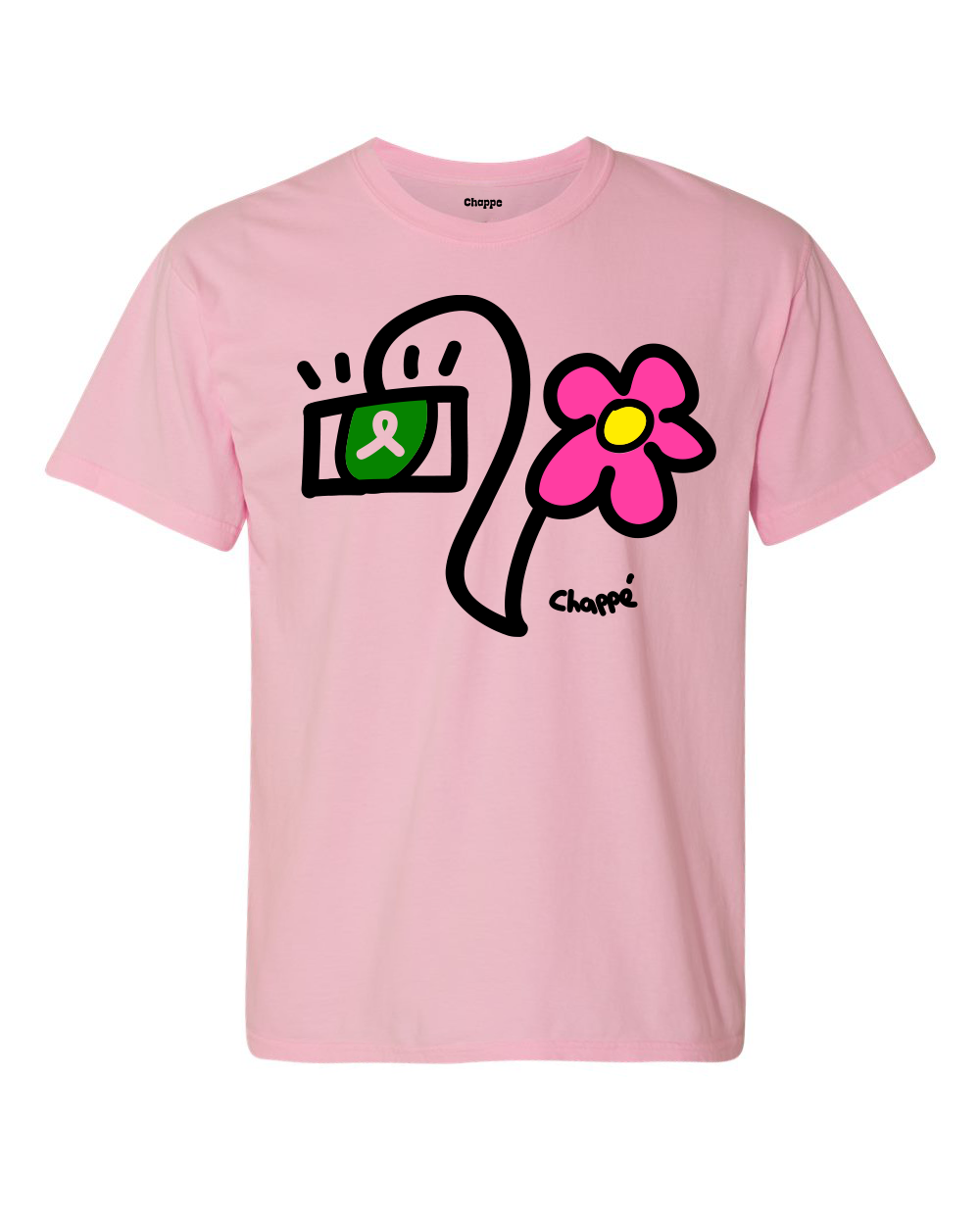 Flower Tee - Breast Cancer Awareness