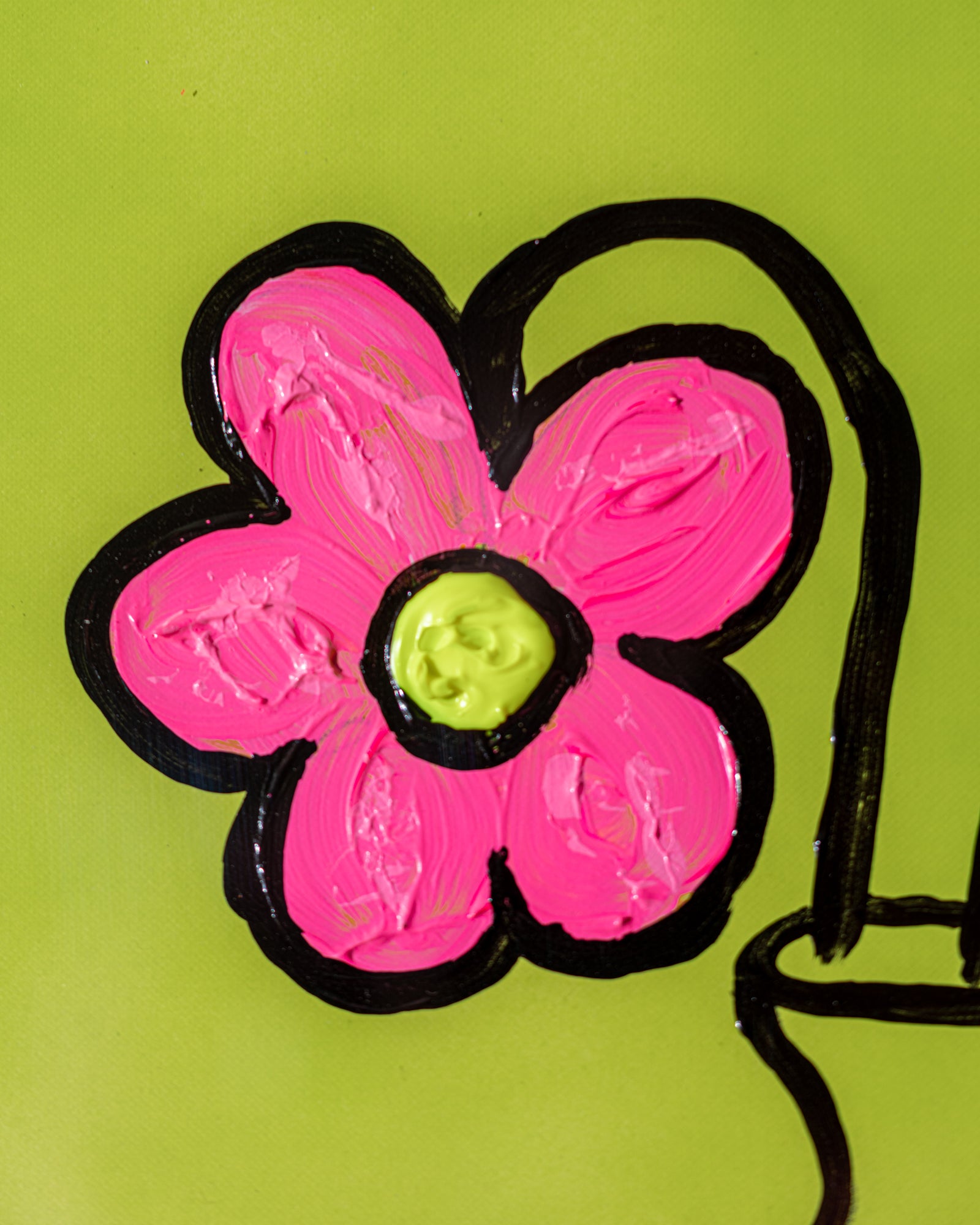 Green Face / Flower Pot