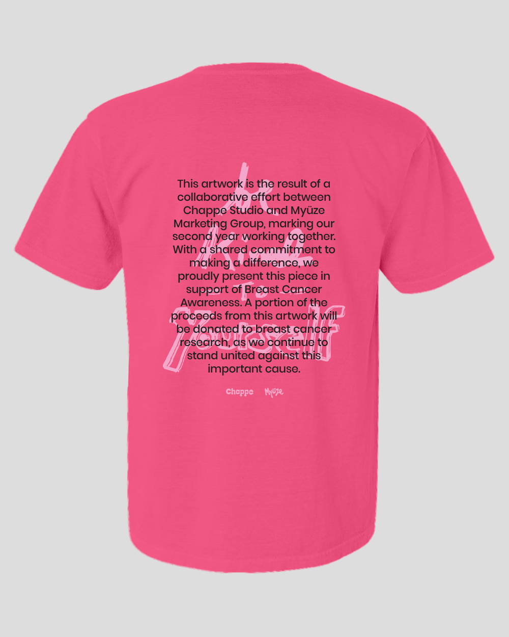 Good Vibes - Breast Cancer Awareness T-Shirt