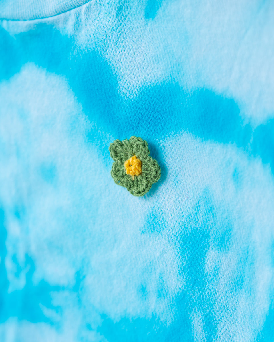 Cloud Tie-Dye Crochet Flowers