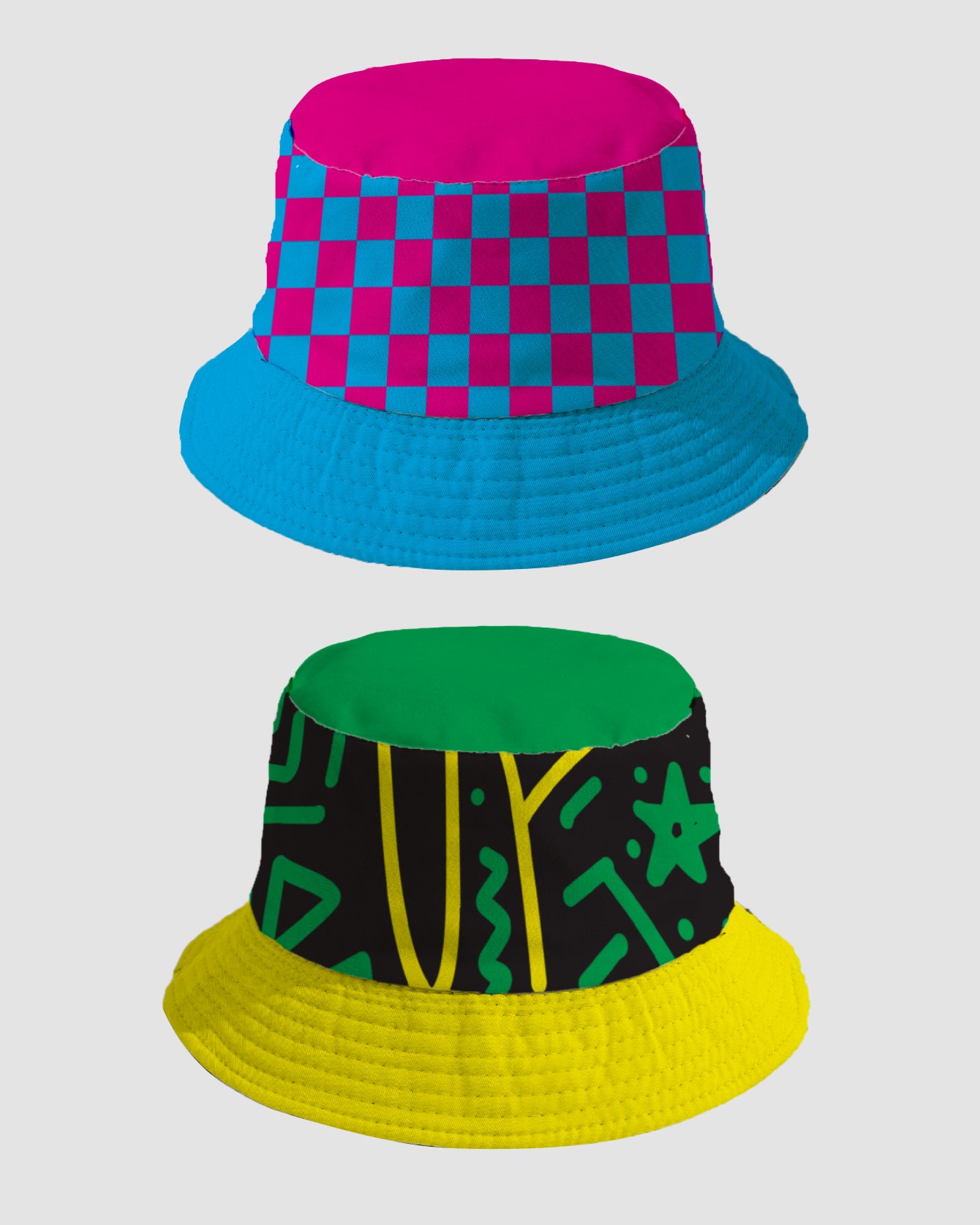 Reversible Oversized Lampshade Hat - Chappe x Illusion